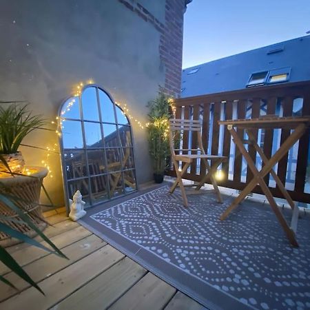 Studio Avec Terrasse A Deauville Exteriör bild
