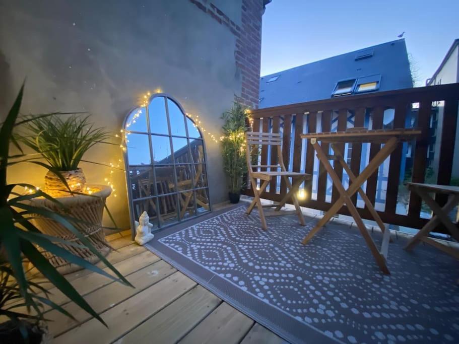 Studio Avec Terrasse A Deauville Exteriör bild
