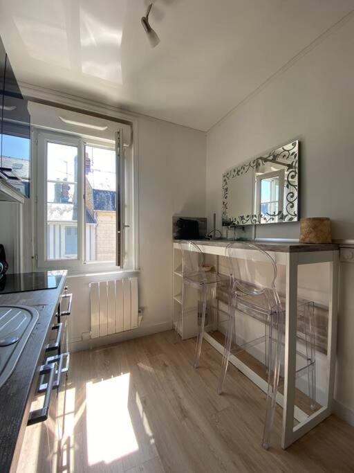Studio Avec Terrasse A Deauville Exteriör bild