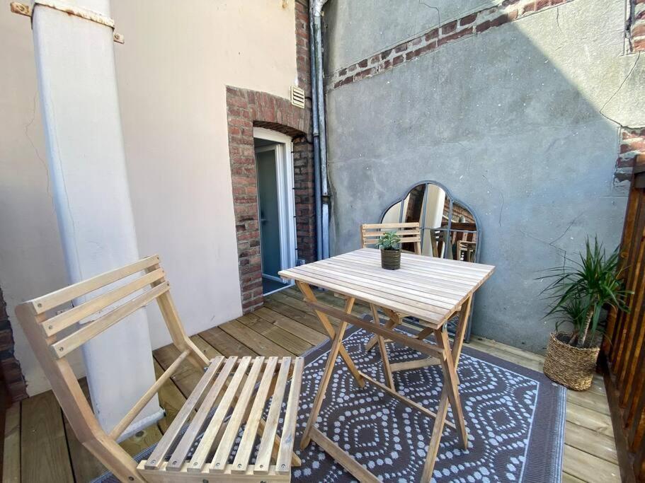 Studio Avec Terrasse A Deauville Exteriör bild